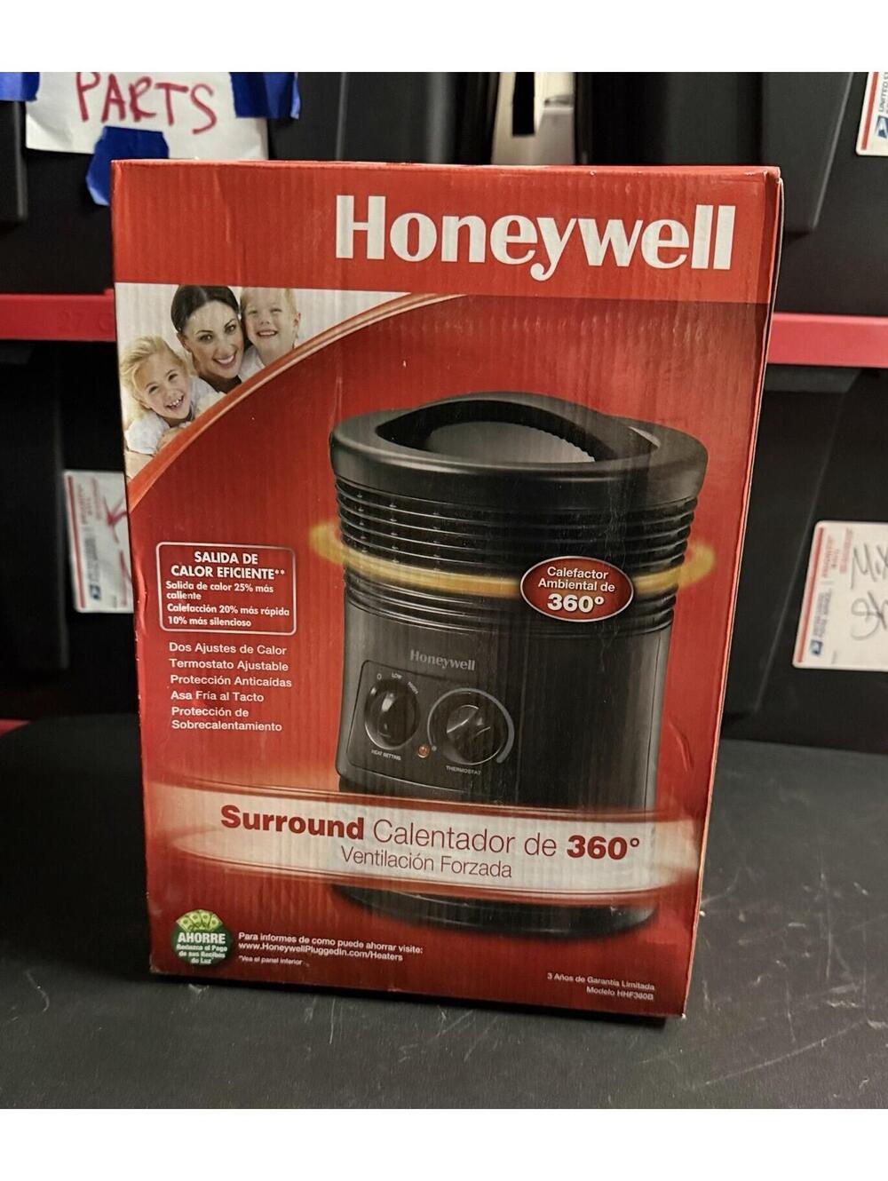 HONEYWELL HHF370B 360 Degree Surround Fan Forced Heater with Surround Output G